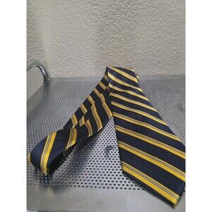 Ties Of Honor United States Navy Striped Adult Neck Tie Yellow Blue